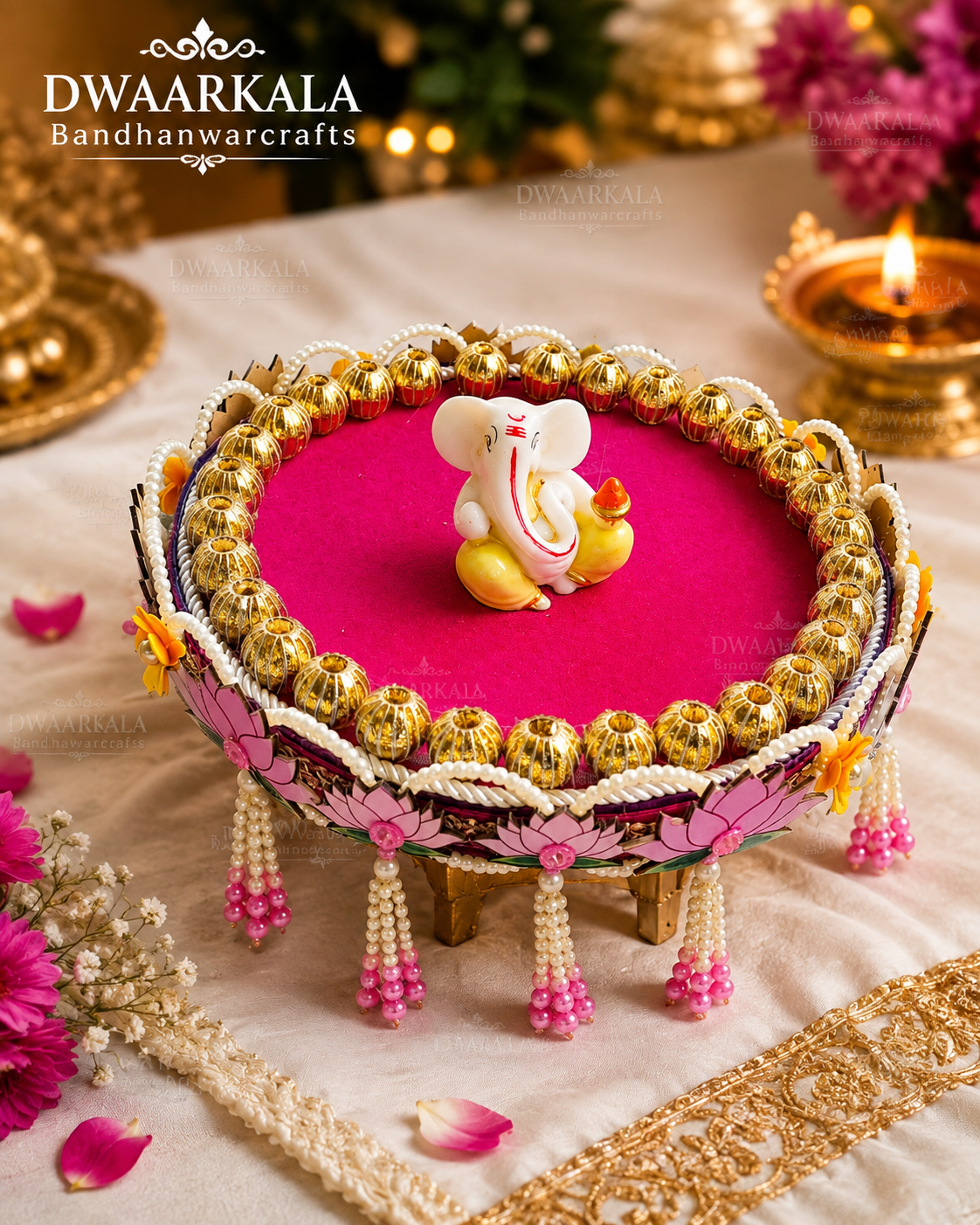 Lotus Singhasan – white background display