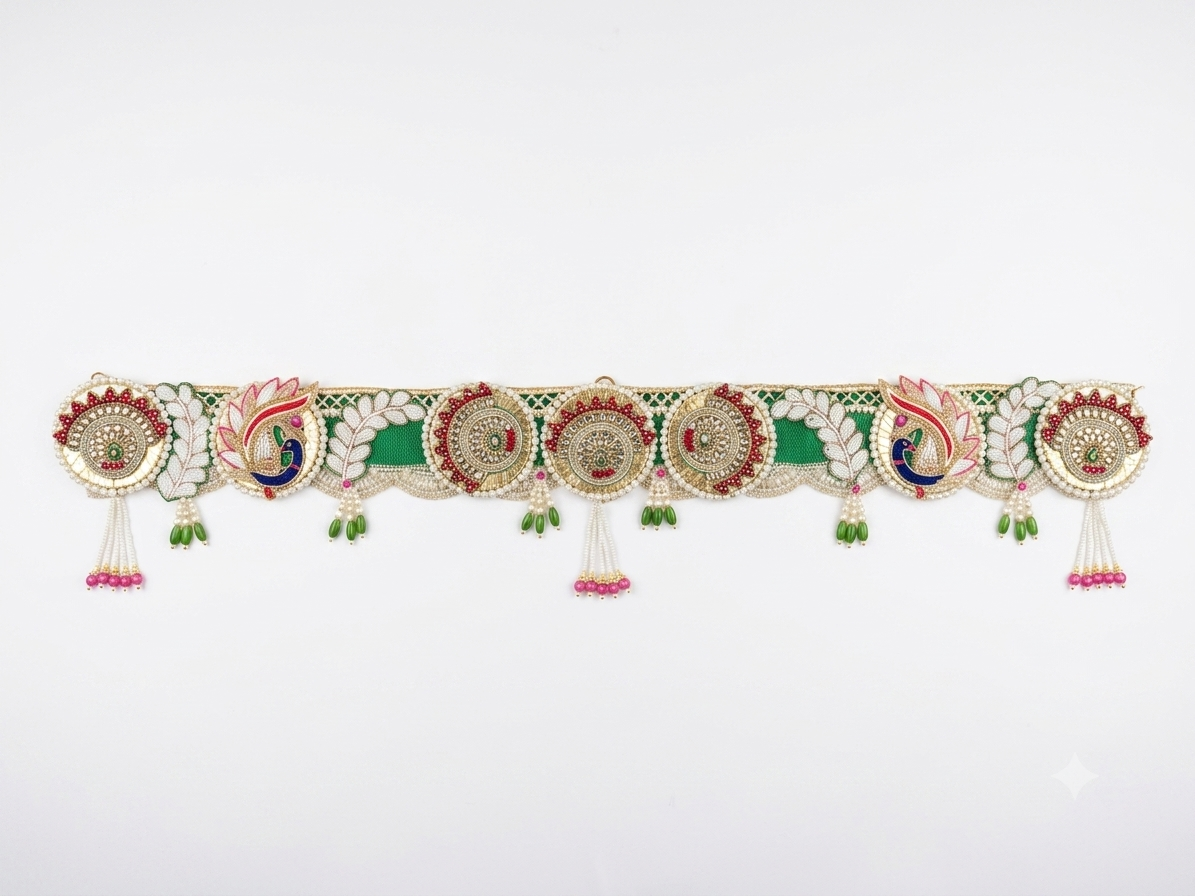 Bal Krishna Sapphire Peacock Bandhanwar
