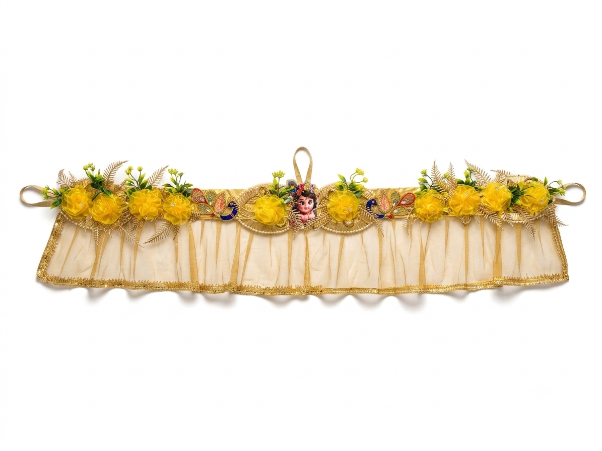 Floral Cascade Bandhanwar - Pastel Bloom